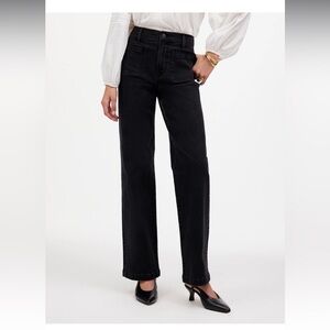 NWT Madewell Emmett Wide Leg Jeans Size 26 Tall